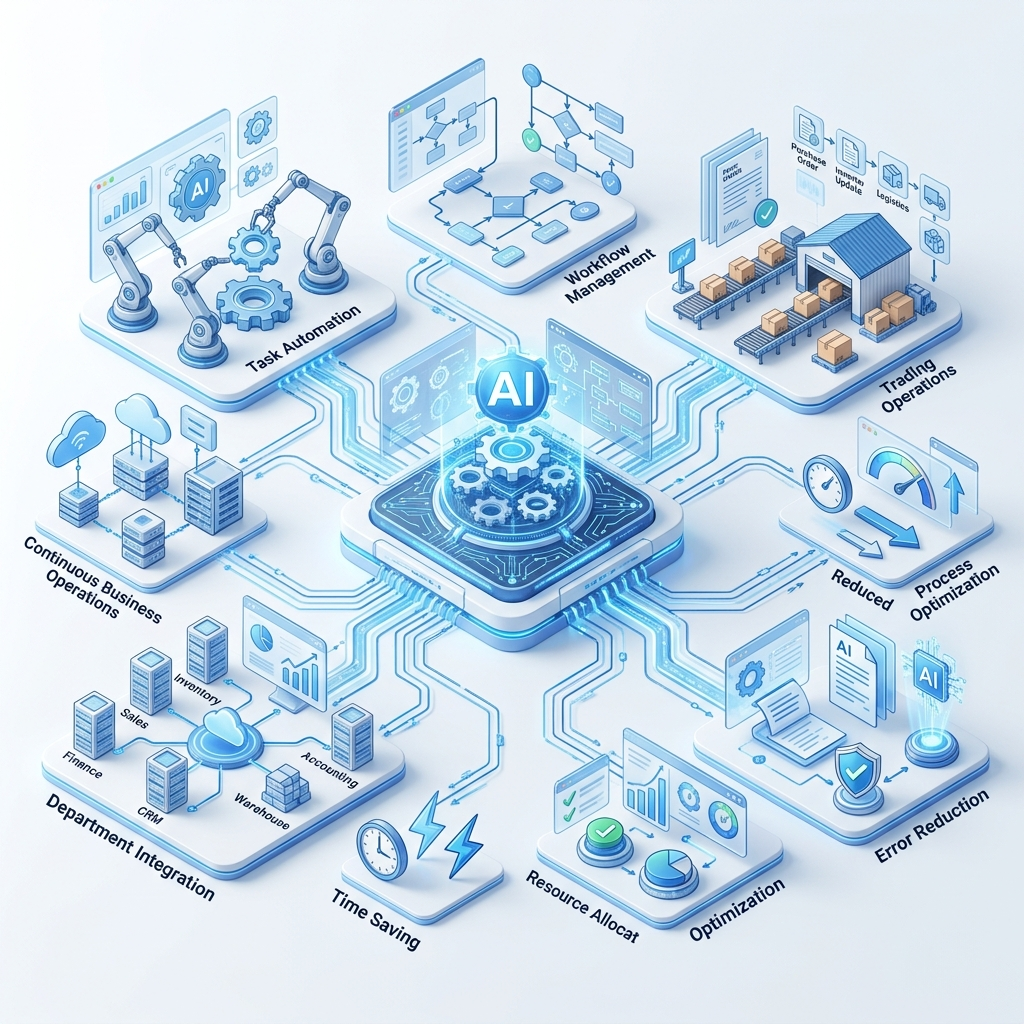 ERP task automation for accounting and business operations